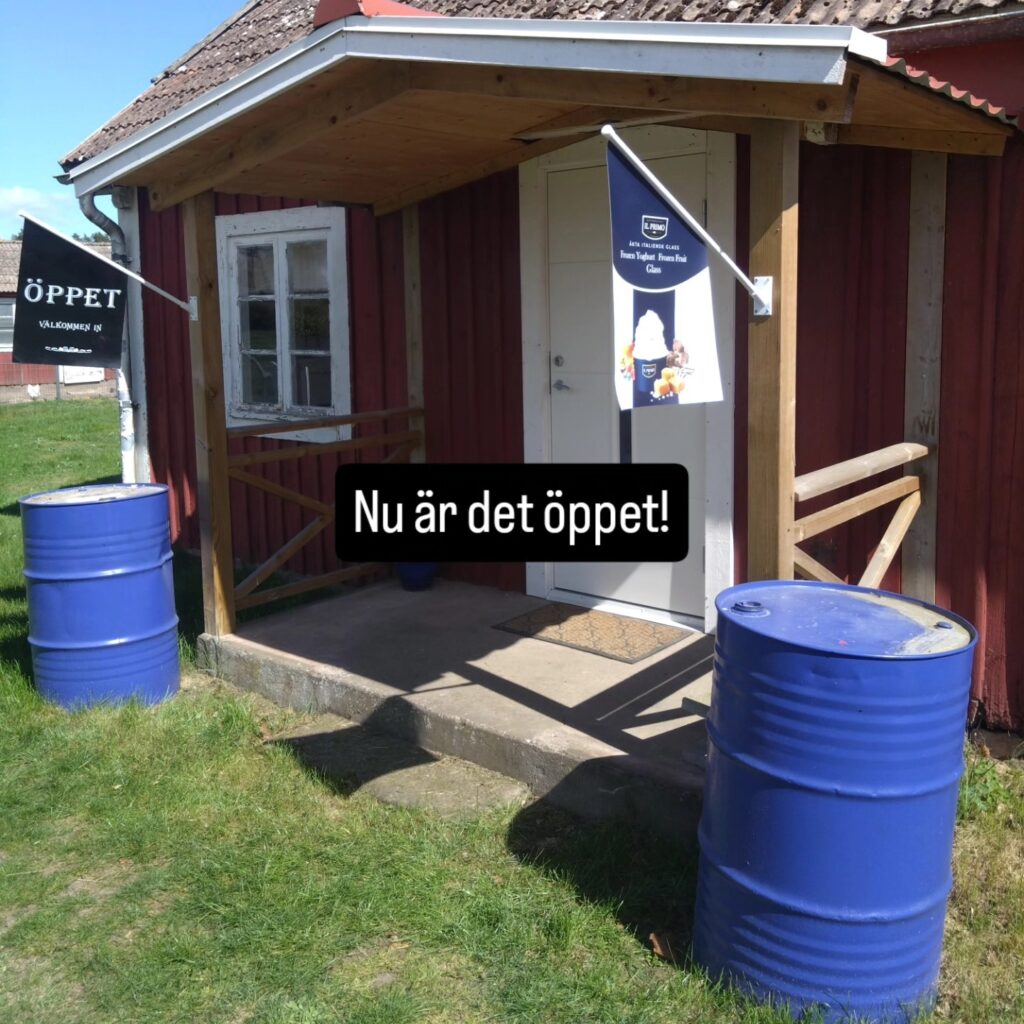 Ingången till hyr pop-up butiken